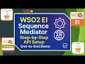 WSO2 EI Sequence Mediator Tutorial Step-by-Step API Setup Deployment End-to-End Demo