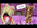 I FAKED being a NOOB to TROLL MANDARINA in Roblox Escape the Keyboard
