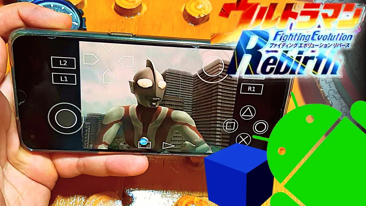 Ultraman Fighting Evolution Rebirth 2022 on Android - Gameplay PS2 Emulator - Aether SX2