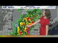 Tracking severe weather potential Monday afternoon hail and wind are the main concerns