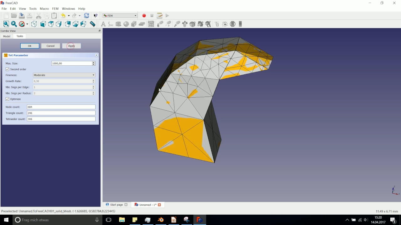 Blender to FreeCAD FEM