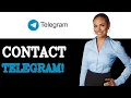 How To Chat With Telegram Support 2025