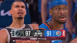 final 6 45 wild game 7 ending 2 spurs at 1 thunder may 30 2026