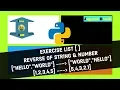 Exercise Print Reverse Python Tutorials in hindi