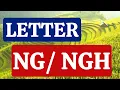 Download Lagu VIETNAMESE LETTER NG/NGH #shorts