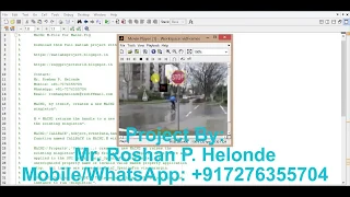 Traffic Sign Detection using image processing matlab project code