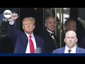 Trump heads to New York City courthouse to be arraigned