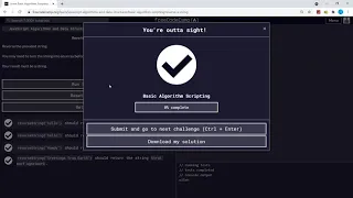 Basic Algorithm Scripting Reverse a String freeCodeCamp