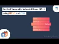 How to create Vertical Menu with Animated Hover Effect using HTML and CSS Geekboots