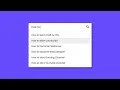Search Bar with Autocomplete Search Suggestions in JavaScript