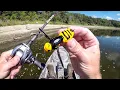 Download Lagu Fishing A Big Wasp Lure!