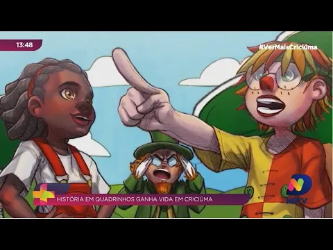 História em quadrinhos faz parte dos 84 projetos da Lei Aldir Blanc aprovados em Criciúma