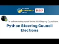 Python Steering Council Election - Python Community News Brief