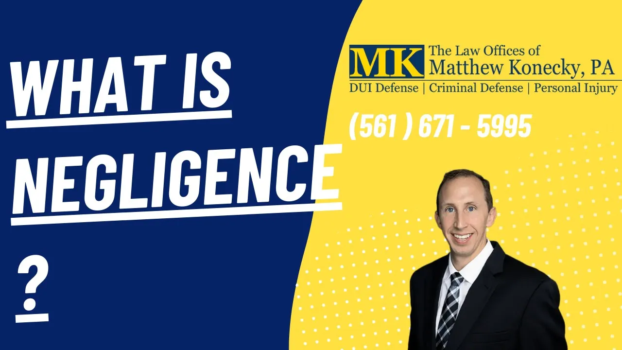 What is Negligence? The 4 elements that MUST be proven to prove negligence in a case