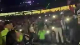 نانسي عجرم تشعل استاد القاهرة بالرقص والغناء انا مصري وابويا مصري في حفله عيد الحب 