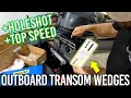 Cheap Easy Outboard Performance Upgrade Transom Wedges Mod Installation Testing 1648 Jon Boat
