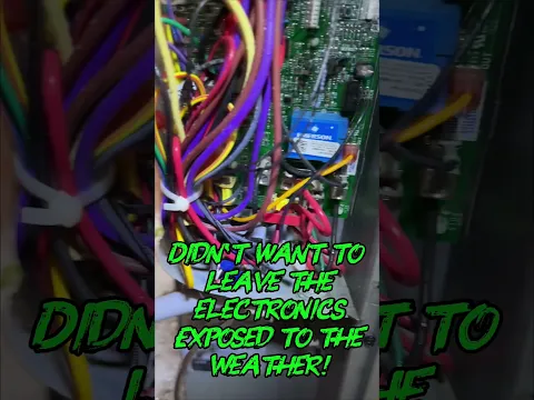 Never Expected Hail During This AC Job #hvac #weather #unexpected