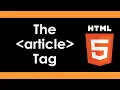 Download Lagu Intro to HTML5: The Article Tag - Part 10