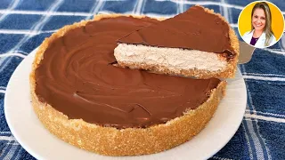 Só 3 INGREDIENTES e ZERO AÇÚCAR - SEM FORNO, FARINHA E OVO - Fácil e Rápida