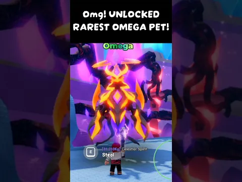 I GOT RAREST OMEGA PET IN BREAK AND STEAL AND EGG ROBLOX #roblox #robloxedit #breakandatealanegg