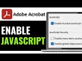 How to Enable JavaScript on Adobe Acrobat 2026 QUICK GUIDE