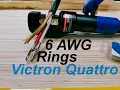 How to Install Ring Terminals on 6 Gauge Wire romex Victron Quattro Wiring Made Easy 120v 240v