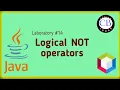 Activity Logical NOT Operators