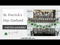 Make a DIY St Patrick s Day Garland with Printable
