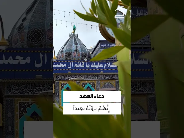 ⁣دعاء العهد 