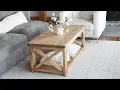 40 Farmhouse Coffee Table - Easy to Build