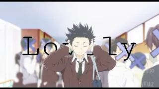 Download KOE NO KATACHI - A SILENT VOICE 「 AMV 」 Lovely | Billie Eilish MP3