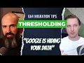 Unlock the Secrets of Google Analytics 4 Sampling Thresholding Explained in 5 minutes