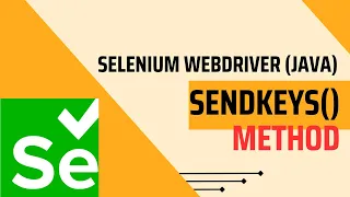 Selenium Sendkeys method in Java FullStackSDET