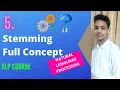 Stemming in Natural language Processing Python nlp tutorial 5