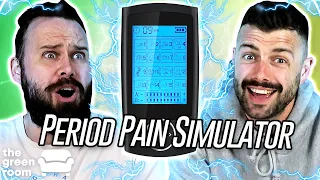 Men Try Period Pain Simulator Trivia w/ John Sharpson & Dónal Sharpson | The Green Room Podcast #14