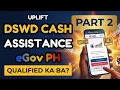 Uplift Cash Assistance Group 2 using eGov Registered Account - DSWD Cash Assistance Part 2
