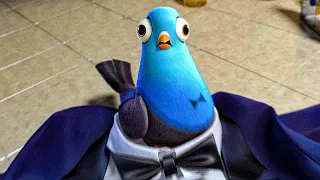 will smith transforms into a pigeon extended scene spies in disguise 2019 movie clip