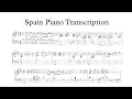 Spain - Yohan Kim Piano Transcription