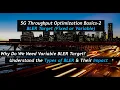 5G Throughput Optimization Basics - BLER Target Fixed Or Variable
