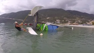 Using the Mast Head Float   Single handed with no wind