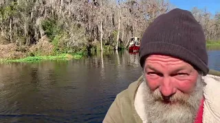 Hiding in the Ocklawaha River
