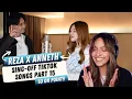 Download Lagu REZA - SING-OFF TIKTOK SONGS PART 15 (Jungkook, Taylor Swift, Barbie) vs Anneth | REACTION!!