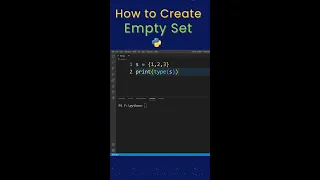 How to Create an Empty Set in Python Questions