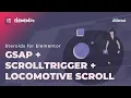 GSAP ScrollTrigger Locomotive Scroll in Elementor no PRO needed