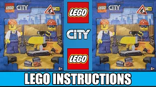LEGO Instructions | City Magazine | 952305 | Building Team with Tools