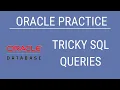 Oracle - Tricky SQL Queries Tamil iCoding