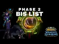 Feral Druid DPS BiS List Phase 2