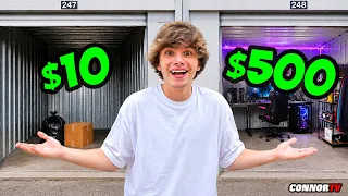 $10 VS $500 Abandoned Storage Units *Budget Challenge*