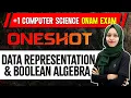 1 Computer Science Data Representation And Boolean Algebra Oneshot Exam Winner Plus One