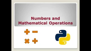 5 Numbers and Math operations